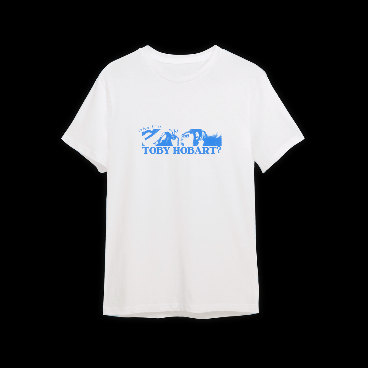 WHO TF IS TOBY HOBART OVERSIZE TEE - WHITE
